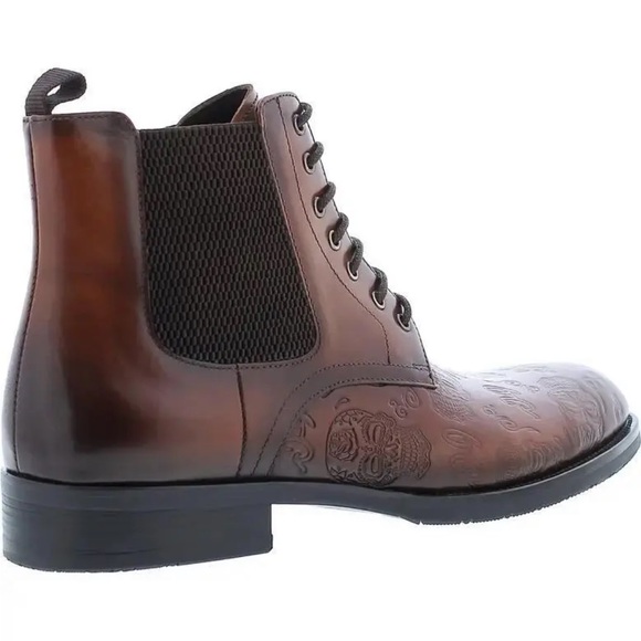 $368 - Robert Graham Hyperspace Skull Embossed Cognac...